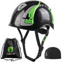 GREEN DEVIL X-Armor Series Hard Hat Vented ABS Work Hardhat for Men Women ANSI Z89.1 Approved Cascos De Construccion Safety Helmet Ideal for Industrial & Construction