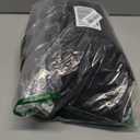 Cocktail Table Covers - 2 Pack 24"x 43" Black Cocktail Table Tablecloth with Natural Wavy Round Skirt for Bar Wedding Party Banquet