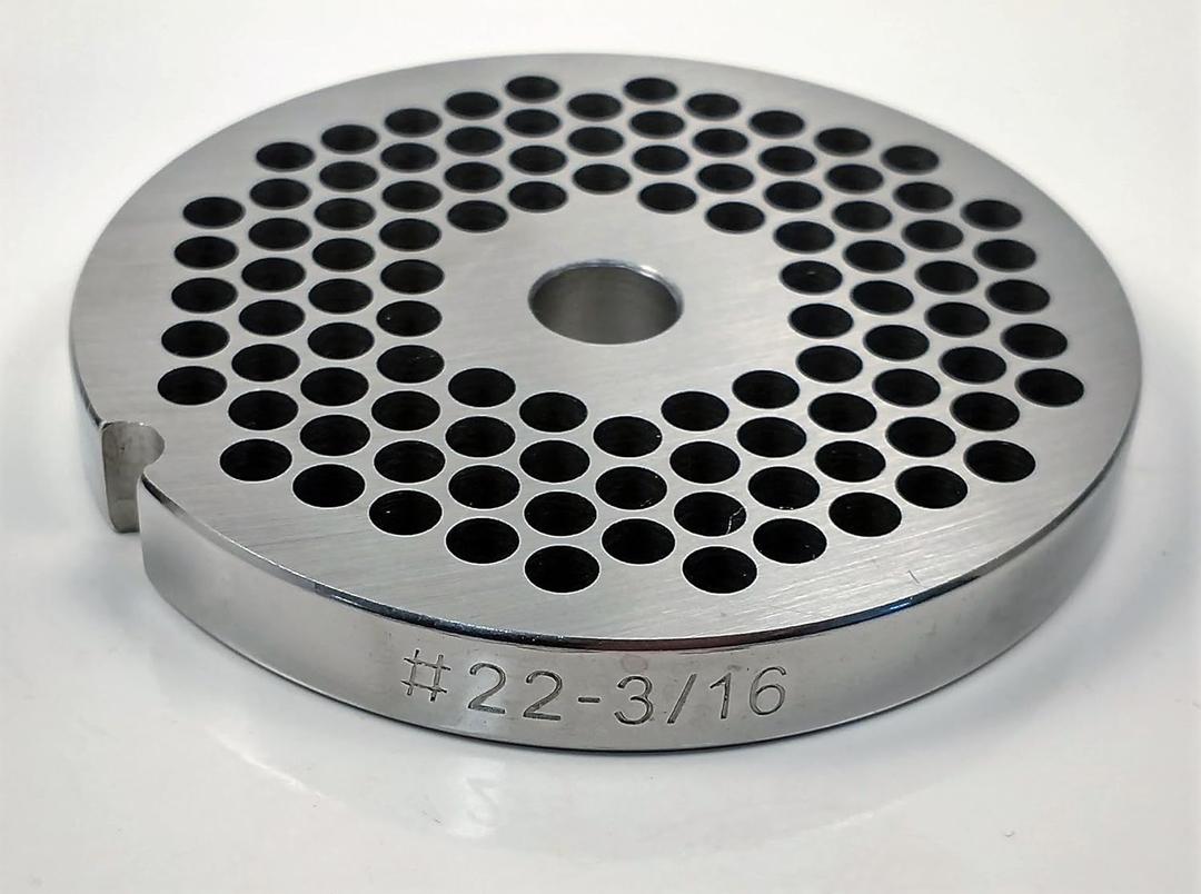 Food Service Knives #22 Meat Grinder Plate (3/16 in.)