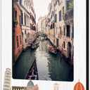 Italy Magnetic Photo Frame, Mini Magnetic Picture Frames For Refrigerator Locker Home, Vacation Honeymoon Gifts For Friends Couples, Travel Wooden Photo Frame Magnets -B17