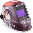 Jackson Safety Premium Graphic Welding Hood with ADF - Ultra Lightweight Auto Darkening Welding Helmet - ANSI Z87.1 (Multiple Styles)