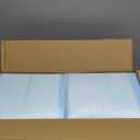 Amazon Basics Dog and Puppy Pee Pads with 5-Layer Leak-Proof Design and Quick-Dry Surface for Potty Training, Standard Absorbency, X-Large, 28 x 34 Inch - Pack of 60, Blue & White