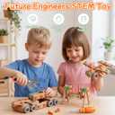 CUTE STONE 158PCS Kids Tool Set with Toy Drill | STEM Construction Building Toys with Storage Tool Box, Montessori Pretend Play Gift for Toddler Boys and Girls Ages 3-6