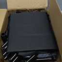 Veehoo Elevated Dog Bed with Waterproof Cushion Mat, Cooling Raised Dog Beds with Padded Top, Washable Outdoor Dog Bed, Orthopedic Pet Cot for Indoor &Outdoor, Extra Large Dog Bed 49" x 33", Dark Grey