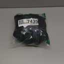 One Piece Swim Dress Swimsuits for Women Tummy Control Swimdress Skirt V Neck Bathing Suit (XX-Large, Black)