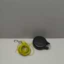 30ft Wall Mount Retractable Dog Tie Out Cable for Small to Large Dogs Between 20-75 lbs, Patented Retractable Dog Lead Great for Yard/Garden - Durable for 70,000 Cycles (Black, 30ft)