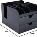 Vencer Coffee Condiment and Accessories Caddy Organizer,Black VCO-002