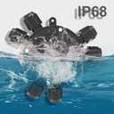 Junction Box Electrical Connector, Waterproof Covers for 4-9mm Cable, 2-6 Way, 22-10 AWG 32A (Easy to Install)