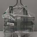 SRIWATANA Shower Caddy Hanging Over Head, Bathroom Shower Organizer Shower Rack Holder with Hooks for Razors - Black