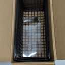 Magnetic Shelves for Washing Machine & Fridge Utentils Rack 5 Pack- Metal Heavy Duty Magnetic Shelf Magnetic Laundry Organizer with Hooks and Towel Holder for Magnetic Laundry Room Storage (Black)