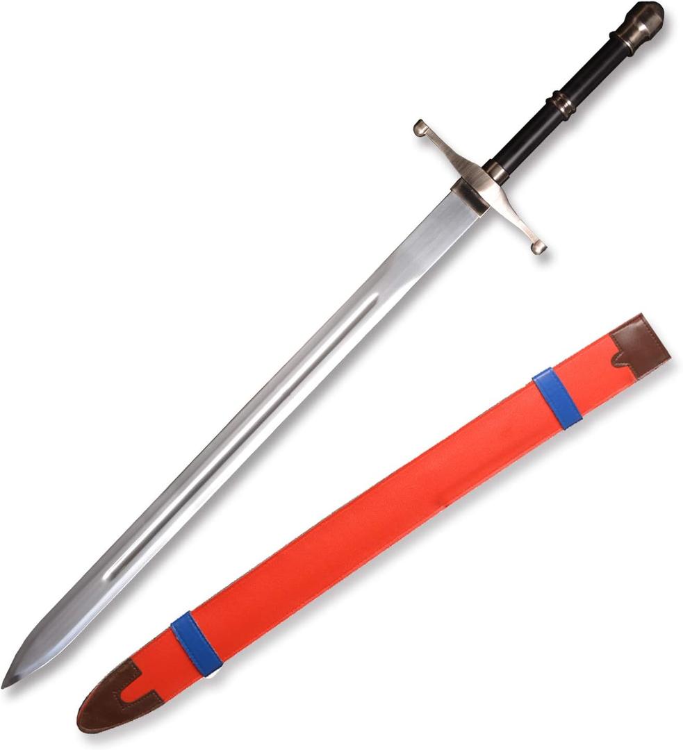 Sword fort Metal Trunks Brave Sword Replica Stainless Steel Cosplay Props for Collection Display and Gift