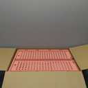 SNSLXH 5 Pack Stackable Closet Organizer Box, Multifunctional & Foldable Closet Storage Basket for Bathroom Kitchen Laundry Room Wardrobe Storage, Space-Saving Clothes Storage Drawer Organizer, Pink