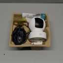 Kasa 1080p Indoor Pan/Tilt Wired Security Camera - Works as a Baby & Pet Monitor, Motion Detection & Tracking, 2-Way Audio, Night Vision, Subscription-Free Local Storage or Optional Cloud, EC70 (White)