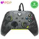 PDP Wired Xbox Gaming Controller: Gamepad Licensed for Xbox Series X|S, Xbox One, PC, Audio Controls, 8ft Cable, 3.5mm jack, Mappable Buttons/Triggers, Companion App: Electric Carbon Grey/Yellow