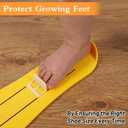 2 Pcs Foot Measurement Device, Kids Shoe Sizer Measuring Devices with CM/INCH Scale Cute Baby Foot Gauge Tool for Household Measurer