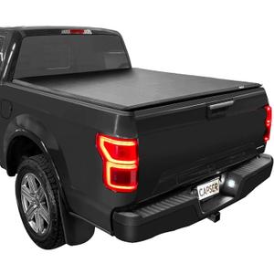 CAPSER F150 5.5 FT Soft Tri Fold Tonneau Cover Compatible with 2015-2025 Ford F150 67Inch Truck Bed(incl.F150 Lightning)