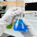 Chemical Resistant Nitrile Gloves Heavy Duty Cleaning Gloves for Household Acid, Alkali, Solvent, Oil Resist, 13" (White, S)