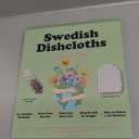 Chicken Swedish Dishcloths for Kitchen, 6 Pcs Reusable Chick Swedish Dish Cloths, Absorbent Fast Drying Cleaning Sponge Cloths for Kitchen Cooking Farmhouse Home Decoration Housewarming Gifts