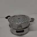 MANO Steamer Pot for Cooking 11 inch Steam Pots with Lid 2-tier Multipurpose Stainless Steel Steaming Pot Cookware with Handle for Vegetable, Dumpling, Stock, Sauce, Food