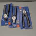 Beenefits Large Dog Nail Clippers with Sharp Stainless Steel Blade for Smooth Cutting, Ergonomic TPE Handle Special Baffle to Avoid Flying Nail Fragments, Hidden Nail File (Large/Medium), Black Set of 3