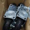 8 Inch Pneumatic Caster Wheels, Heavy Duty Casters Set Of 4 (2 Swivel/2 Rigid) With A Carrying Capacity Of Up To 900 Lbs, Suitable For Outdoor Caster Wheels Of Hand Carts, Shelves & Workbenches