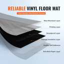 VEVOR Peel and Stick Floor Tile 36" x 6", 36 Tiles Self Adhesive Vinyl Floor, 0.62 mm Thick, Vintage Wood Grain DIY Flooring Tiles for Bedroom, Living Room, Bathroom (54 Sq.Ft/Box)