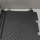 Folding Utility Cart Portable Rolling Crate Handcart Shopping Trolley Collapsible Tool Box, with Lid, Basket on 4 Rotate Wheels, for Grocery, Office, Luggage, Teacher (Black)