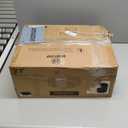 LEDIARY 23" Caged Ceiling Fan with Light and Remote, Low Profile Flush Mount Fandelier, Black Gold Bladeless Enclosed Small Fan Lights Ceiling Fixtures, Rustic Farmhouse Style for Bedroom, Outdoor