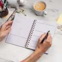 PLANBERRY Budget Planner  Undated Monthly Finance Organizer  Financial Spiral Notebook for Money Budgeting with Expense & Bill Tracker - 6.1x8.1 Softcover (Golden Jungle)