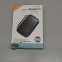 3 in 1 Case for Nintendo 2DS XL/New 2DS XL,Carrying Case Compatible with Nintendo 2DS XL with Stylus, 2 Screen Protector Film and 8 pcs game card cases - Black