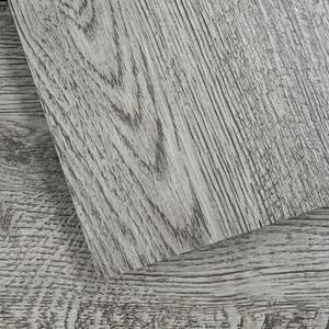 VallisCo Peel and Stick Vinyl Flooring 36 Pack 54 Sq.Ft, Waterproof Vinyl Flooring Peel and Stick for Office, Living Room, Bathroom, Kitchen - Unique Design Easy to Install Floor Light Gray