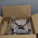 17" Farmhouse Real Wood Chandelier, No Assembly Required 4-Light Rustic Dining Room Light Fixture Over Table, Adjustable Hanging Chandelier for Kitchen Living Room Foyer Entryway