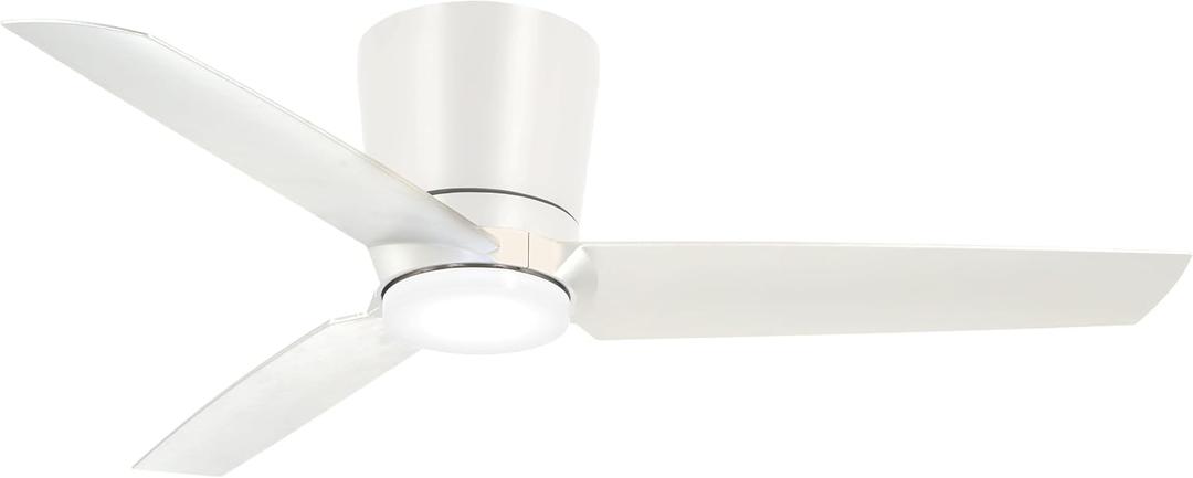 Minka-Aire F671L-WHF Pure 48" Ceiling Fan, Flat White, Large