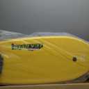 Bodyboard 33-inch/37-inch/42-inch Premium IXPE Body Board with Coiled Wrist Leash, Super Lightweight EPS Core and HDPE Slick Bottom, Perfect Surfing for Kids Teens and Adults 37"