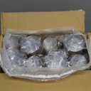 I00000 200 Pack Gold Plastic Cups, 10 oz Clear Plastic Cups Gold Rimmed Disposable Wine Glasses Fancy Disposable Party Cups Wedding Cup Drinking Tumblers Cocktail Glasses with Gold Rim