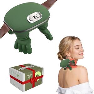 Neck Massager with Heat for Pain Relief Deep Tissue, 4D Kneading Neck and shoulder Massager, Bionic Hand Massage for Cervical Tension, Portable Electric Masajeador de Cuello y Espalda, 2026 Upgraded