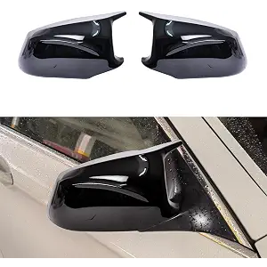 Mirror Cover Caps for F10 - Durable Quality Glossy Black, Compatible with 5 Series F10 F11 F18 528i 530i 535i 550i (2011-2013) - Upgrade Your Ride Now
