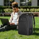 MATEIN Extra Large Backpack, 17 Inch Travel Laptop Backpack, Anti Theft TSA Friendly Business Work College Computer Backpack for Men Women, Black