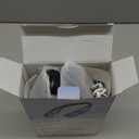 SWEETFULL Portable Neck Fan 360 Cooling Bladeless Personal Fan | No Hair Twisting - 4000mAh USB Rechargeable Wearable Fan for Travel, Birthday Gifts for Men, Women, Mom, and Dad (A2 Black)