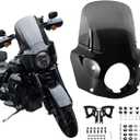 Motorcycle Fairing with 13in Smoke Windshield for Harley Road King FLHR 1994-2023 FLHRXS 2017-2025