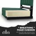 SPORT BEATS Stadium Seats with Back Support Bleacher Chairs with Back and Cushion Thick Padded Bleacher Seats Includes Shoulder Strap, Standard
