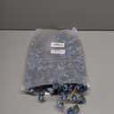 IPOPU Dusty Blue Delphinium Artificial Flowers Bulk 5PCS Faux Snapdragon Stems 45.6in Tall Fake Flowers for Floor Vase Table Centerpieces Wedding Home Decor (Dusty Blue)