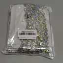 BBTO Rhinestone Chain Trim Applique Embellishment Crystal Wedding Bridal Costume Flower Leaf Chain Sewing Bling Trim for Jewelry DIY Necklace Bags Parties(3 Yards,AB)