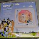 Pop N Fun Bluey Pop-Up Tent, Multicolor Easy Storage Pop Up Play Tent with Roll-Up Door & Peep Window, Indoor/Outdoor Toddler Playhouse for Ages 2+