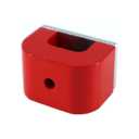 Red Horseshoe Heavy-Duty Alnico Power Magnets for Education and Doing Velvet Nail (22 lbs Pull)