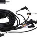 Cable Harness Snake Loom Replacement and Mono 1/4'' to 3.5 mm adapter Compatible with Alesis Nitro Mesh Electronic Drum Set Module Surge Command Forge Turbo Crimson DM7X RCA Connector Type Hi-Hat