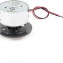 uxcell Metal Black Tray DC 3V-5.9V Micro Motor for VCD DVD Player W Base