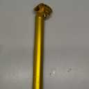 Bike Seat Post 31.6x300mm Bike Saddle Post Seat Tube Aluminum Alloy Gold Tone Extra Long Adjustable Angle