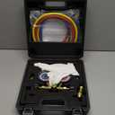 Lichamp HVAC R410a Gauges with Liquid Vaporizer, Vapor Charging Manifold Gauge Set for 410A R404a R22 R32, R41013