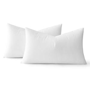 MIULEE 12x18 Pillow Inserts Set of 2, Rectangle Decorative Throw Pillow Premium Fluffy Lumbar Pillow Forms Stuffer for Living Room Sofa Couch Bed